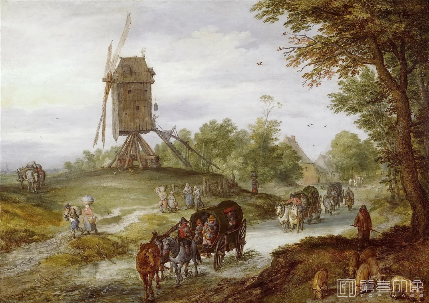油画-彼得·勃鲁盖尔 Jan Brueghel-081